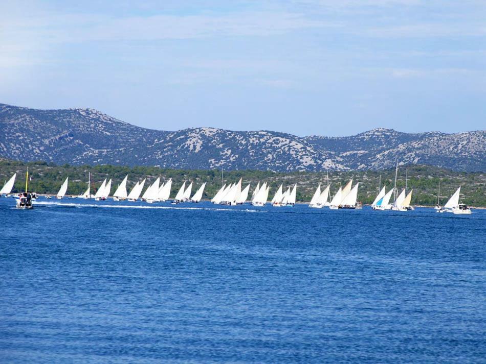 Beach Apartment Ana With Sea View, Balcony, Garden & Bbq, Murter - Dalmatia エクステリア 写真
